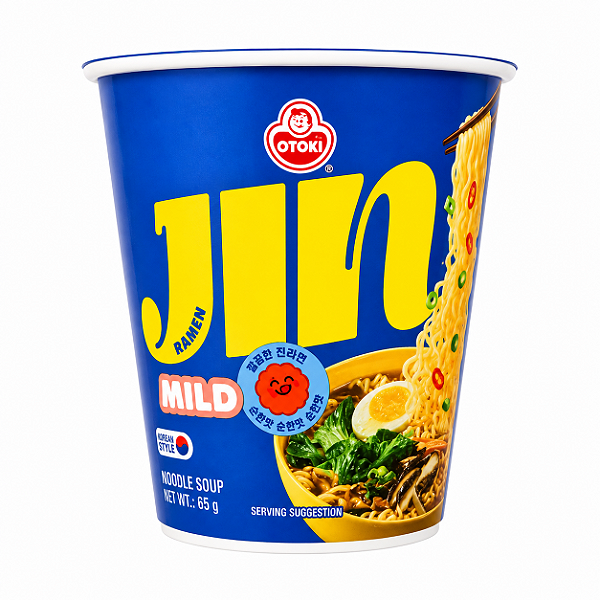 Macarrão Instantâneo Sabor Jin Ramyun Mild 65g – Copo