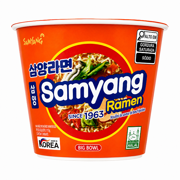 Macarrão Instantâneo Sabor Original 115g – Bowl