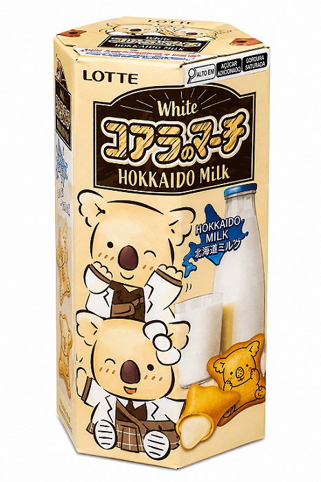 Biscoito Recheado Sabor Leite Hokkaido 33g