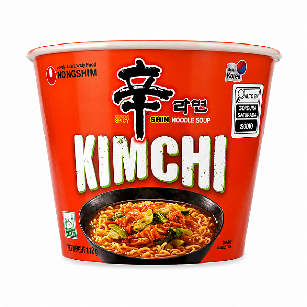 Macarrão Instantâneo Sabor Kimchi 112g – Copo