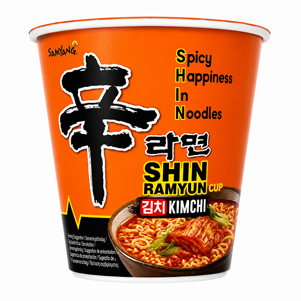 Macarrão Instantâneo Sabor Shin Kimchi Ramyun 75g – Copo