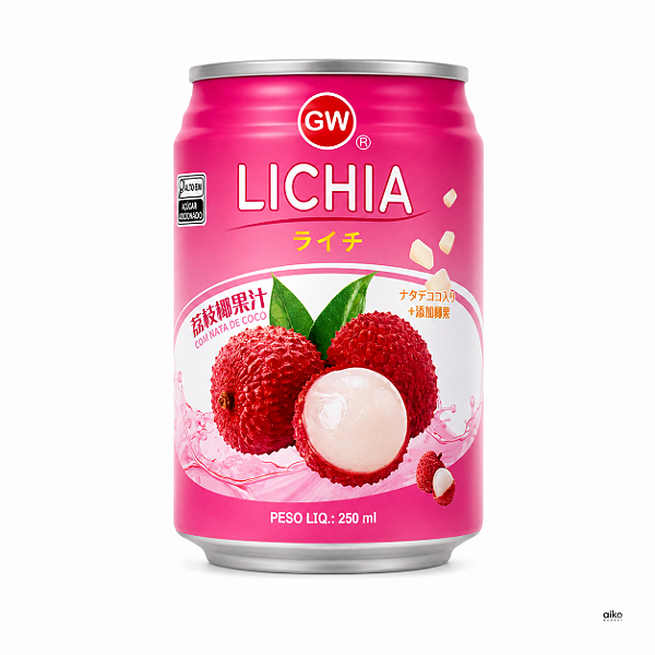 Bebida Adoçada de Lichia com Nata 250ml