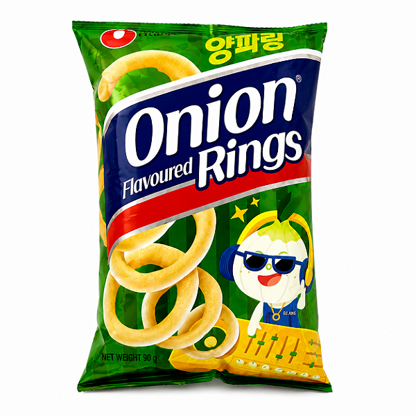 Salgadinho Coreano Sabor Cebola Onion Rings 90g