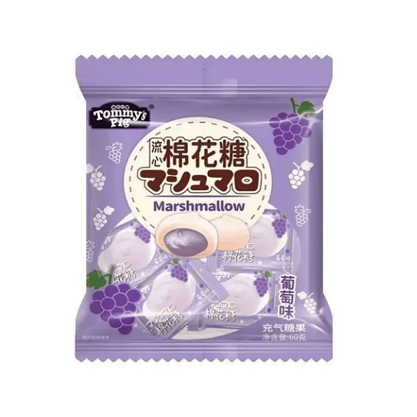 Marshmallow Recheado Sabor Uva 40g