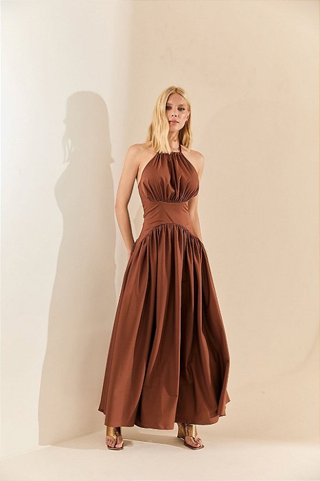 VESTIDO ANNE - COFFEE