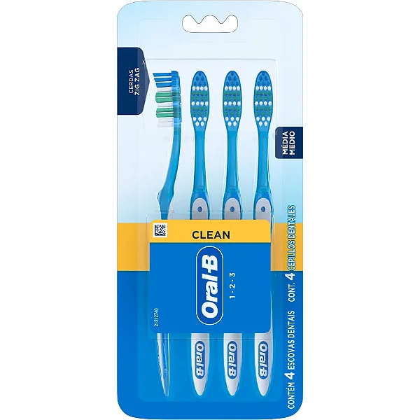 ESCOVA DENTAL ORAL-B 123 C/4