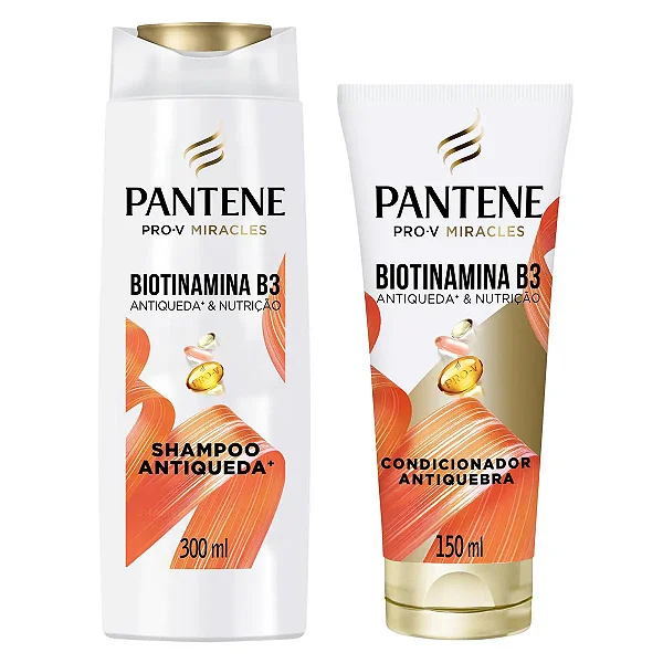 Kit Pantene Shampoo 300ml + Condicionador 150ml