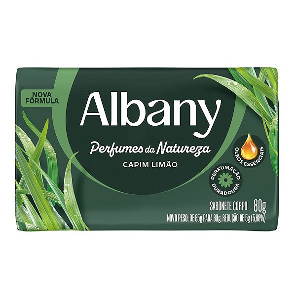 SABONETE ALBANY 80G CAPIM LIMAO