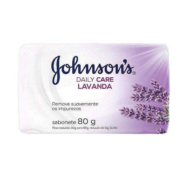 SABONETE JOHNSONS 80G LAVANDA