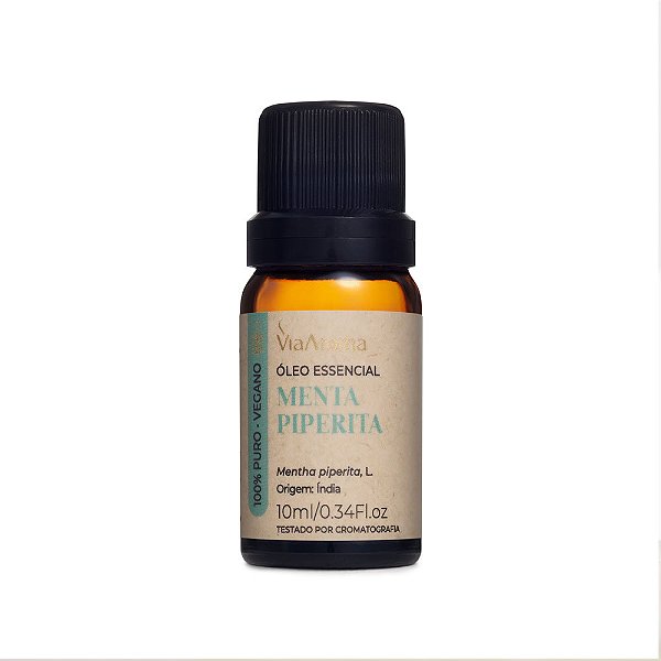 Óleo Essencial Menta Piperita 10ml | Via Aroma