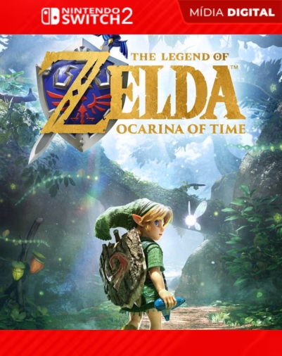 The Legend of Zelda: Ocarina of Time Remake Switch 2 Midia Digital Barato