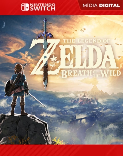 The Legend of Zelda: Breath of the Wild Nintendo Switch 2 Midia Digital Barato
