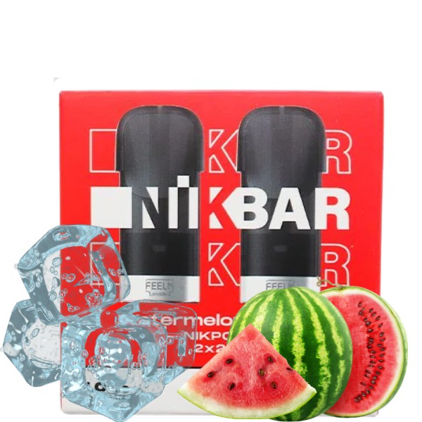 Pod para Nikbar Watermelon Ice  - 2 Unidades