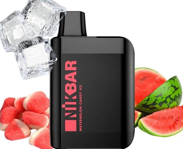 Pod Descartável  Watermelon Candy Ice 4000 Puffs - NikBar