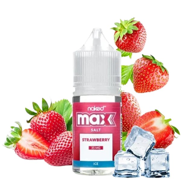 Líquido Naked 100  Max Salt-Strawberry Ice