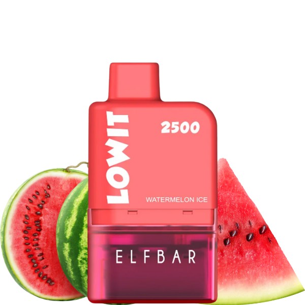 Pod Recarregável ELFBAR Lowit 2500Puffs - Watermelon Ice