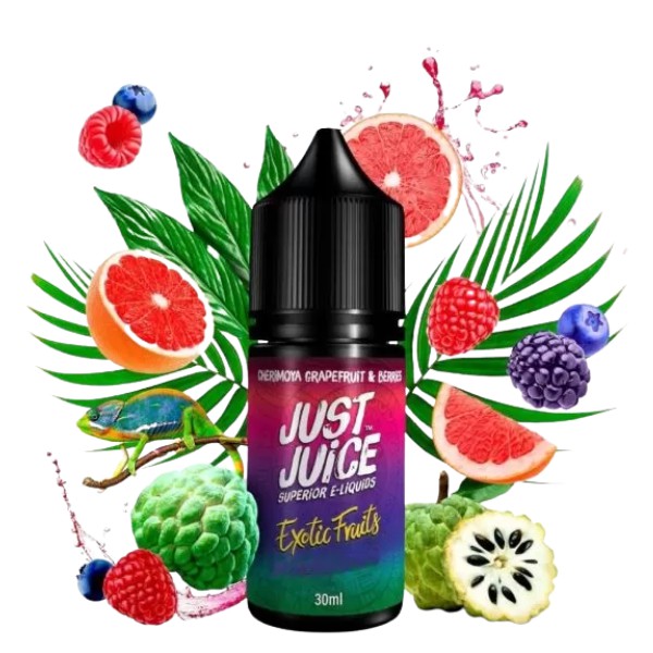 Liquido Just Juice NicSalt Exotic Fruits - Cherimoya Grapefruit e Berries