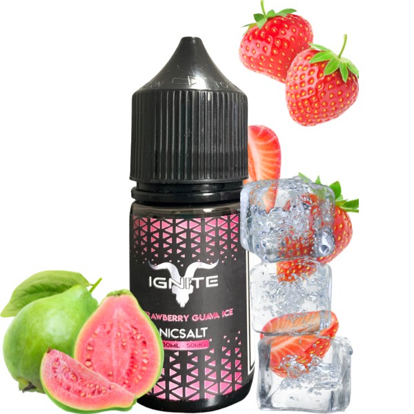 Líquido Ignite Nic Salt - Strawberry Guava Ice