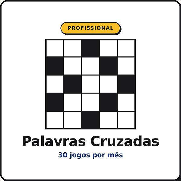 Profissional | Pacote Palavras Cruzadas