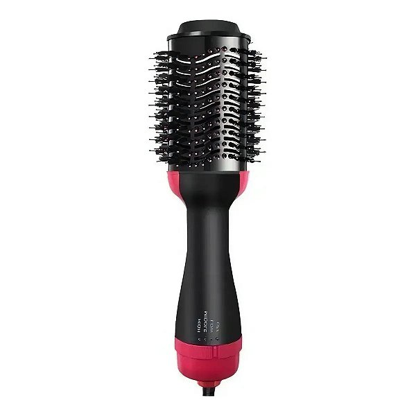 Escova Secadora Alisadora Modeladora 1000w Uso Profissional Cor Preto Marca WPE