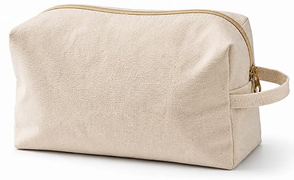 Necessaire Personalizada em Algodão Crú - 25cm x 12cm