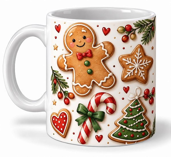 Caneca Natalina Doce Natal - 325ml
