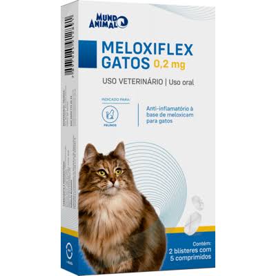 Meloxiflex Gatos 0,2mg - Blister 5 comprimidos