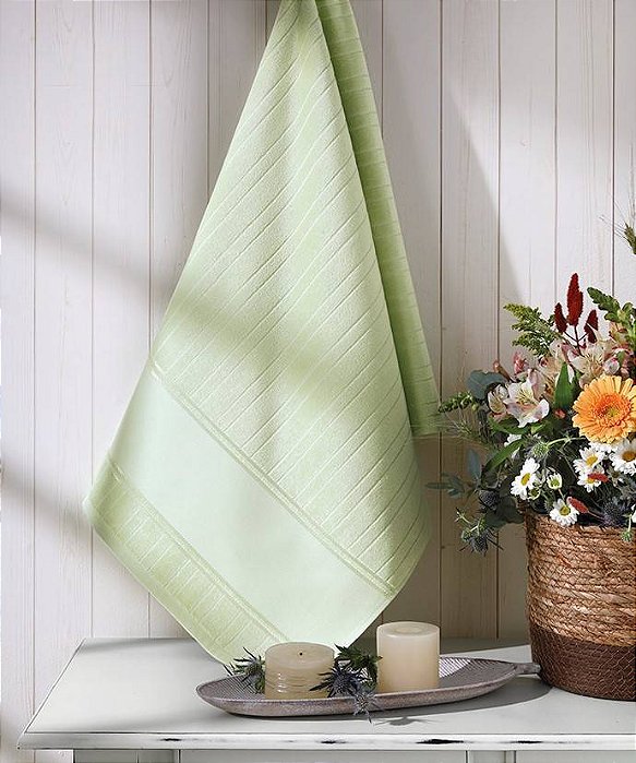 TOALHA LAVABO ARTESANALLE VERDE BB 10474