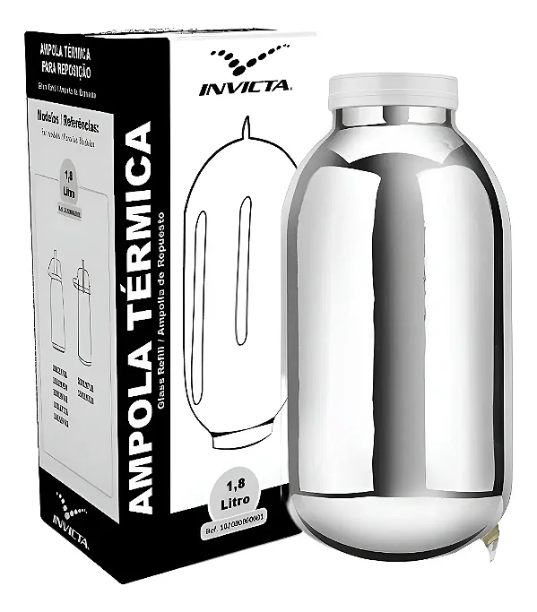 AMPOLA TÉRMICA PARA REPOSIÇÃO INVICTA 1,8L