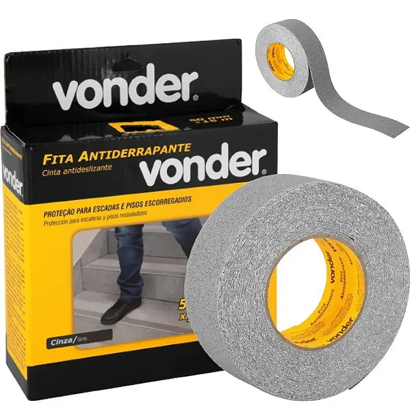 FITA ANTIDER. CINZA 50MM X 15M VONDER