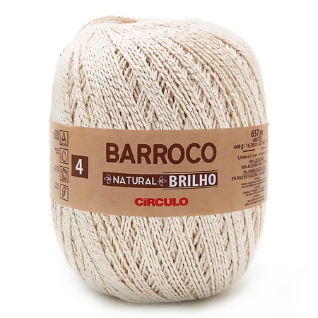 BARROCO CRU N4 LINHA PRATA