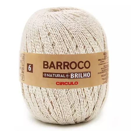 BARROCO CRU N6 LINHA PRATA