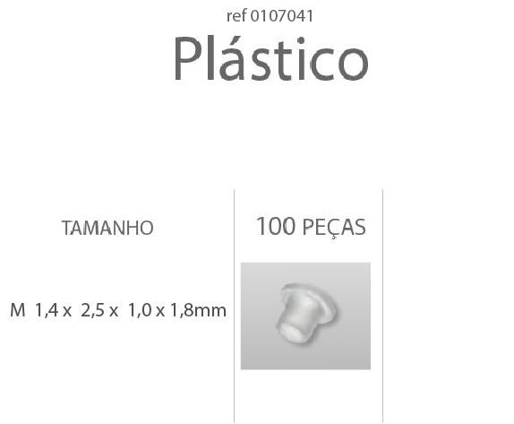Anilha Plástica Cilindrica 1,2mm
