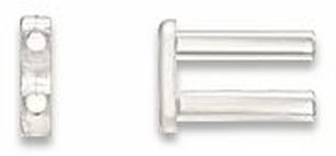 Prego Duplo Plástico D=1,4mmx7,4mm Soft Furo Passante