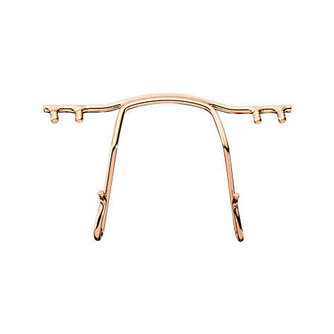Ponte Titânio p/ Armações Pino Plástico 30mm Ouro