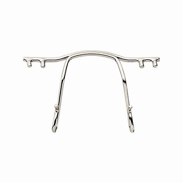 Ponte Titânio p/ Armações Pino Plástico 30mm Níquel