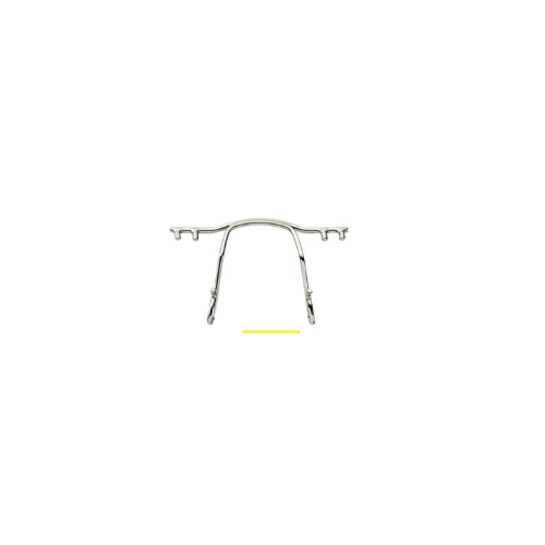 Ponte Aço p/ Armações de Pino Plástico 30mm Prata