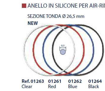 Espessura Silicone Redondo D=0,5mm Cristal
