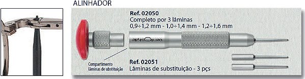 Chave Alinhadora 3 Laminas 0,9 a 1,6mm