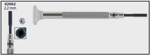 Chave Porca Hexagonal 2,2mm