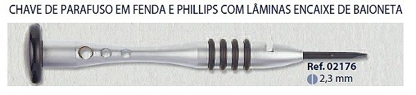 Chave Fenda 2,3mm Mod2176