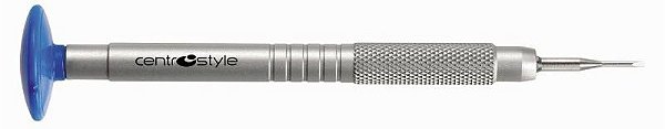 Chave Fenda 1mm Alumínio Azul