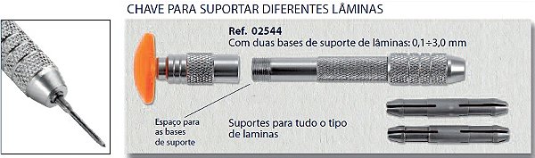 Punho Pinça 0-3,0mm
