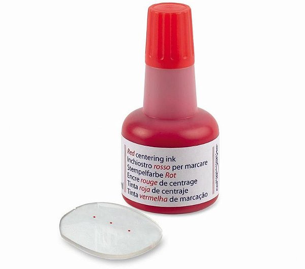 Tinta Vermelha Marca Lente Foco Lensômetro