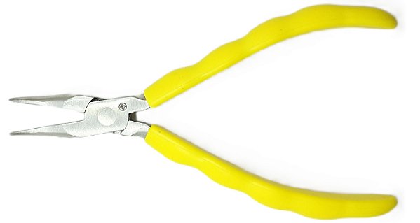 Alicate Aço Insere Fio Nylon Ponta Torta