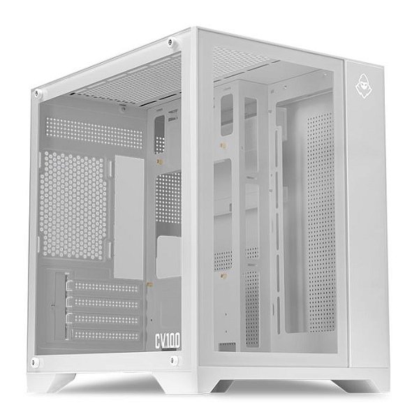 Gabinete Gamer Mancer CV100 Mid-Tower Branco