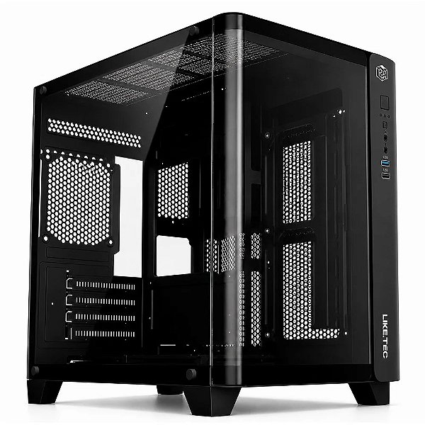 Gabinete Gamer Liketec Madness Mini Tower Preto