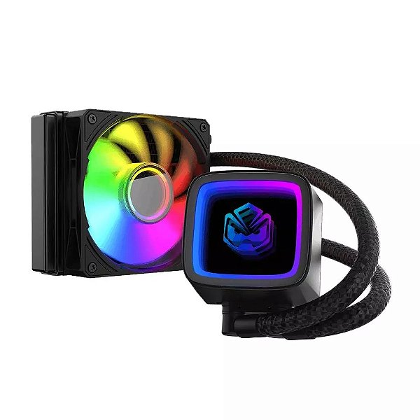 Water Cooler PCYES Tundra Black Vulcan ARGB 120mm