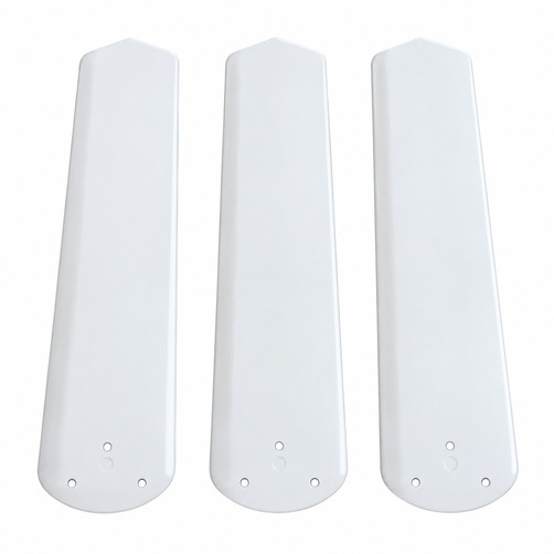 Jogo de Pas Brancas P09I de Plástico Injetadas para Ventilador de Teto Loren-Sid modelo M3 Ref-2024