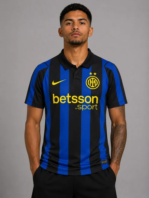 Camisa Inter De Milão I 26/27 Jogador Masculina - Listrada